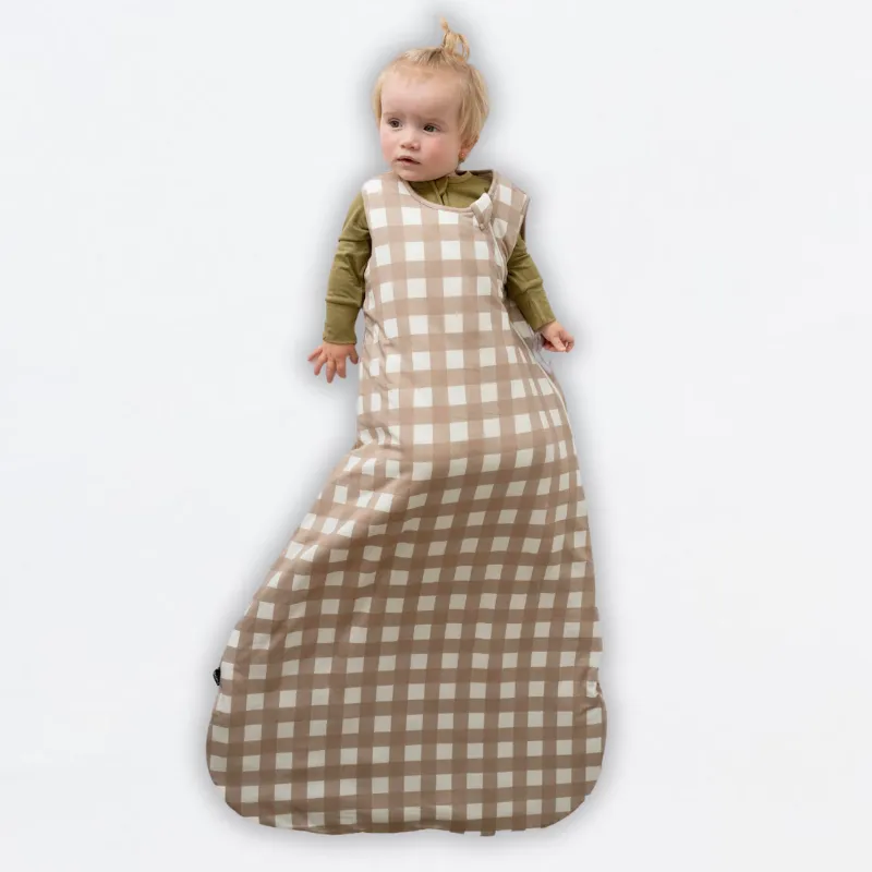 2.5 TOG Sleep Sack - Taupe Plaid