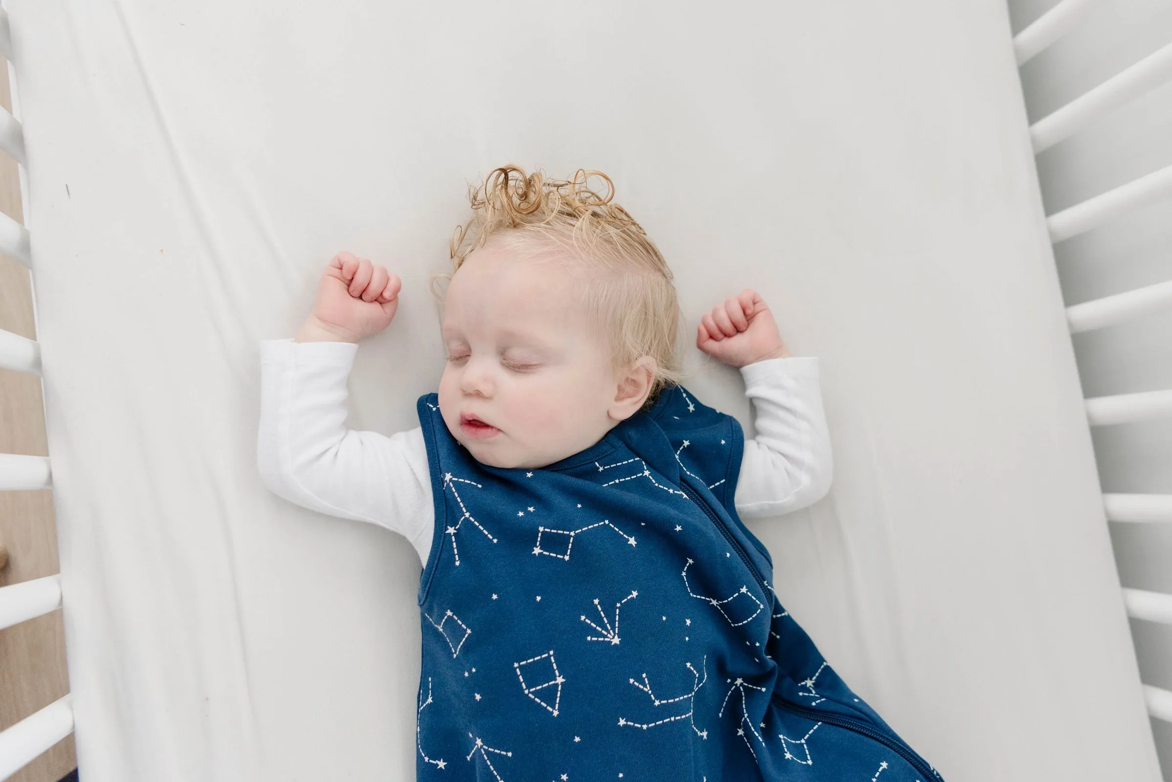 4 Season® Basic Baby Sleeping Bag, Merino Wool & Organic Cotton, Night Sky™