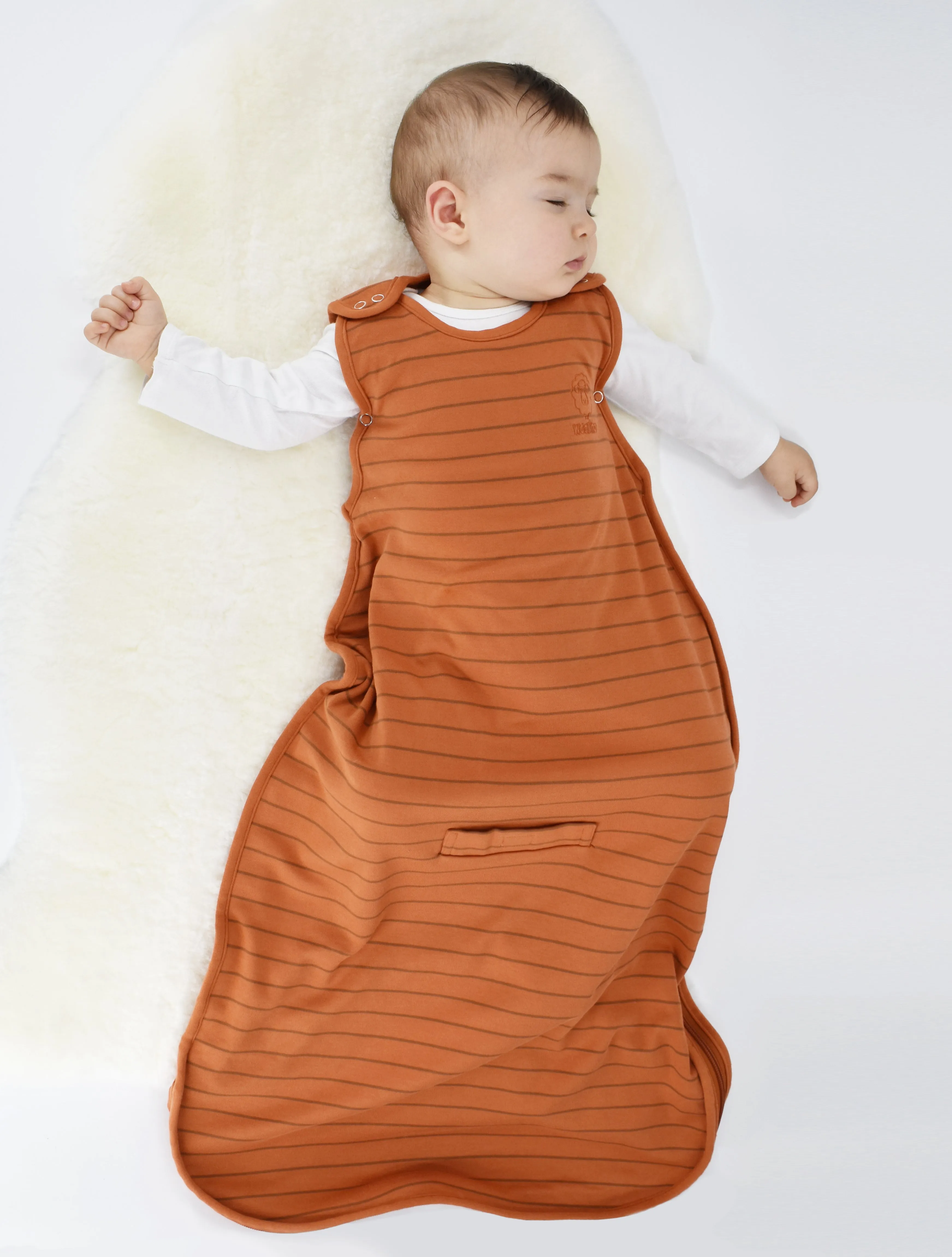 4 Season® Ultimate Toddler Sleep Bag, Merino Wool & Organic Cotton, 2 - 4 Years, Terracotta