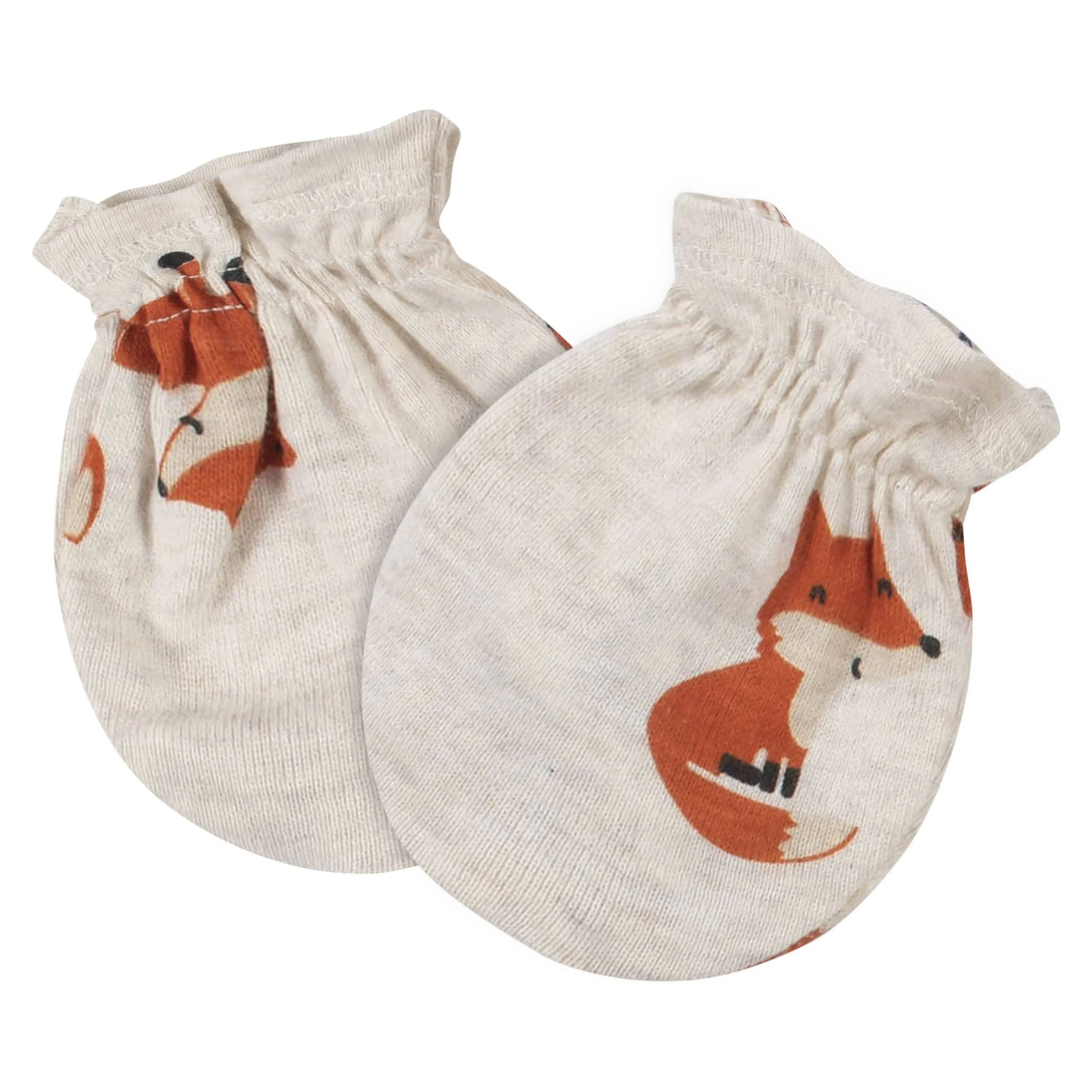 8-Piece Baby Boys Fox Caps & Mittens Set