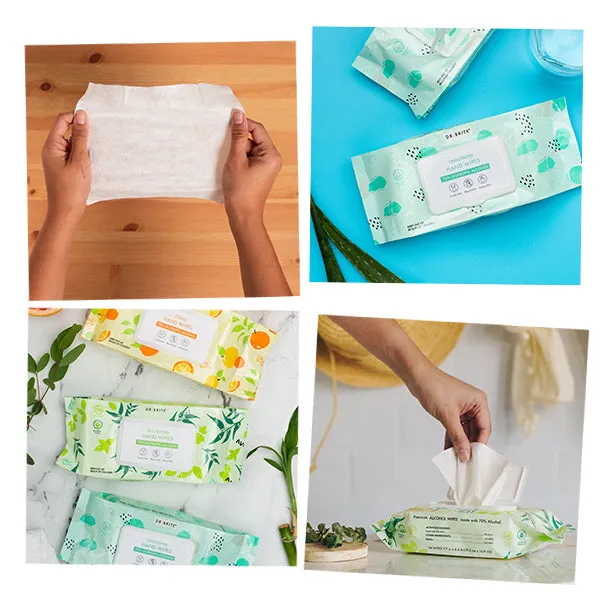 9 PACK - Eucalyptus Hand Wipes