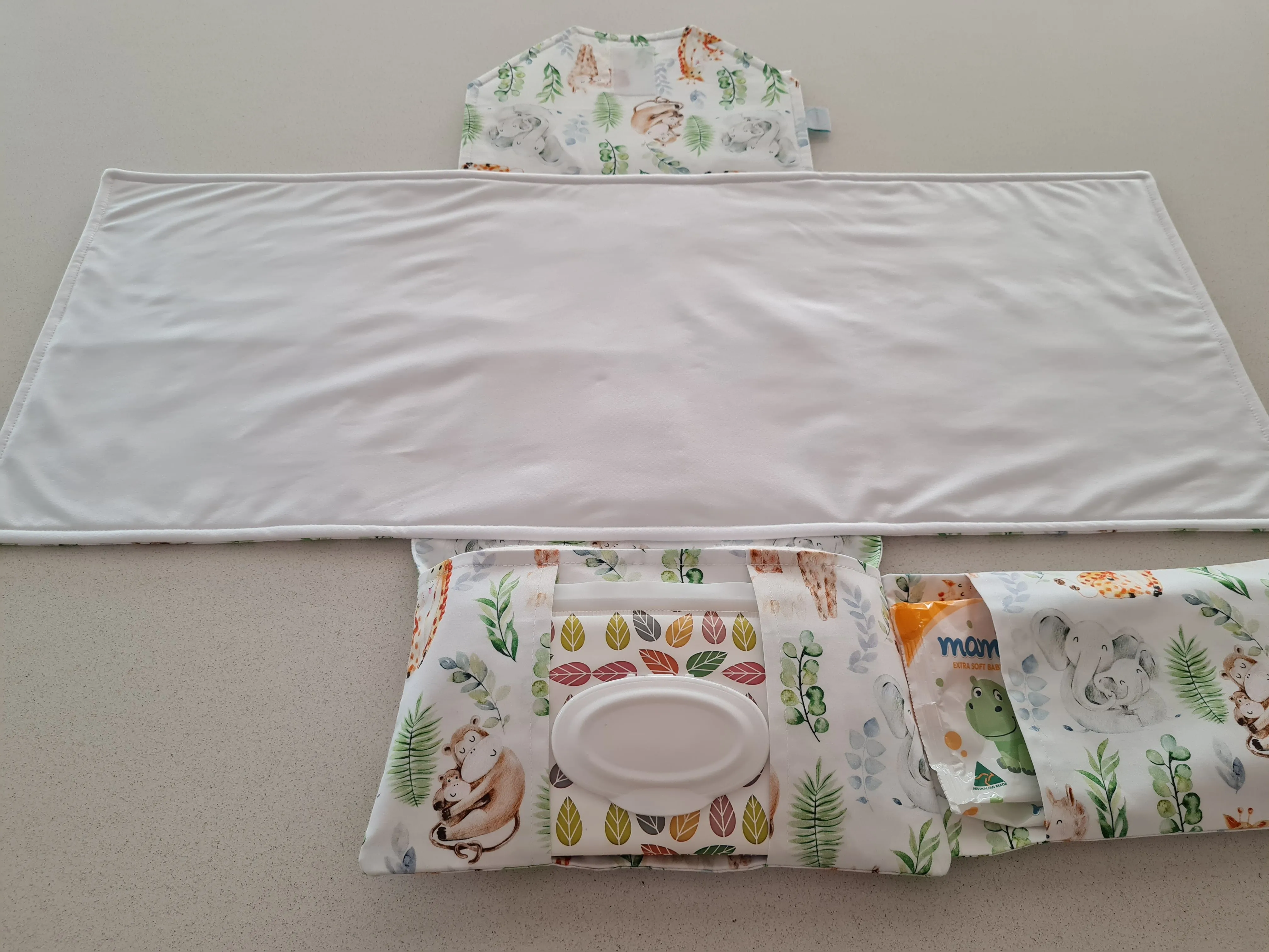 Baby Animal Love Nappy change mat clutch (Pre Order - Dispatches in 10-12 days)