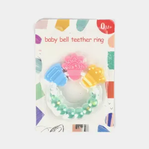 Baby Bell Teether Rattle Green 0M 