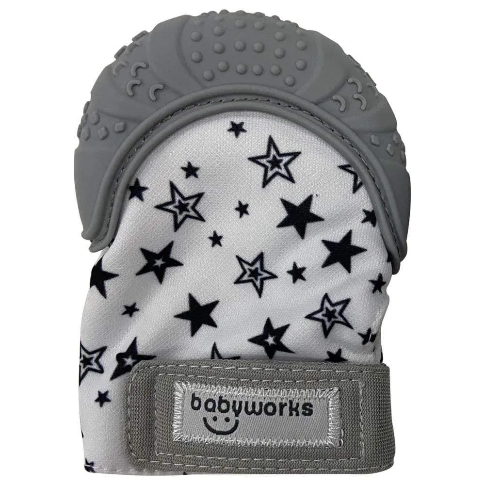 Baby Works Bibibaby Teething Mitts - (Grey)