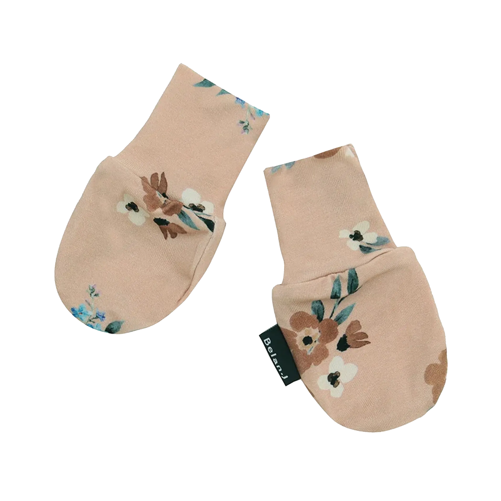 BELAN J Non-scratch Mittens - Floral