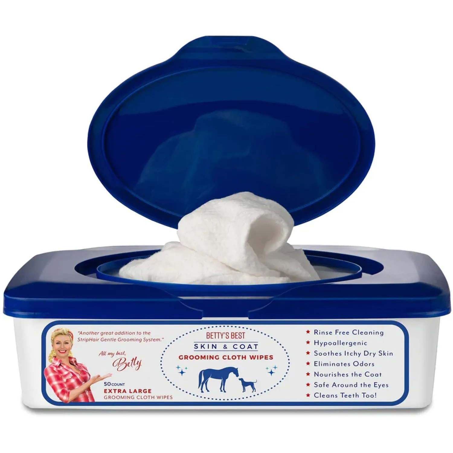 Betty's Best Skin & Coat Cloth Wipes