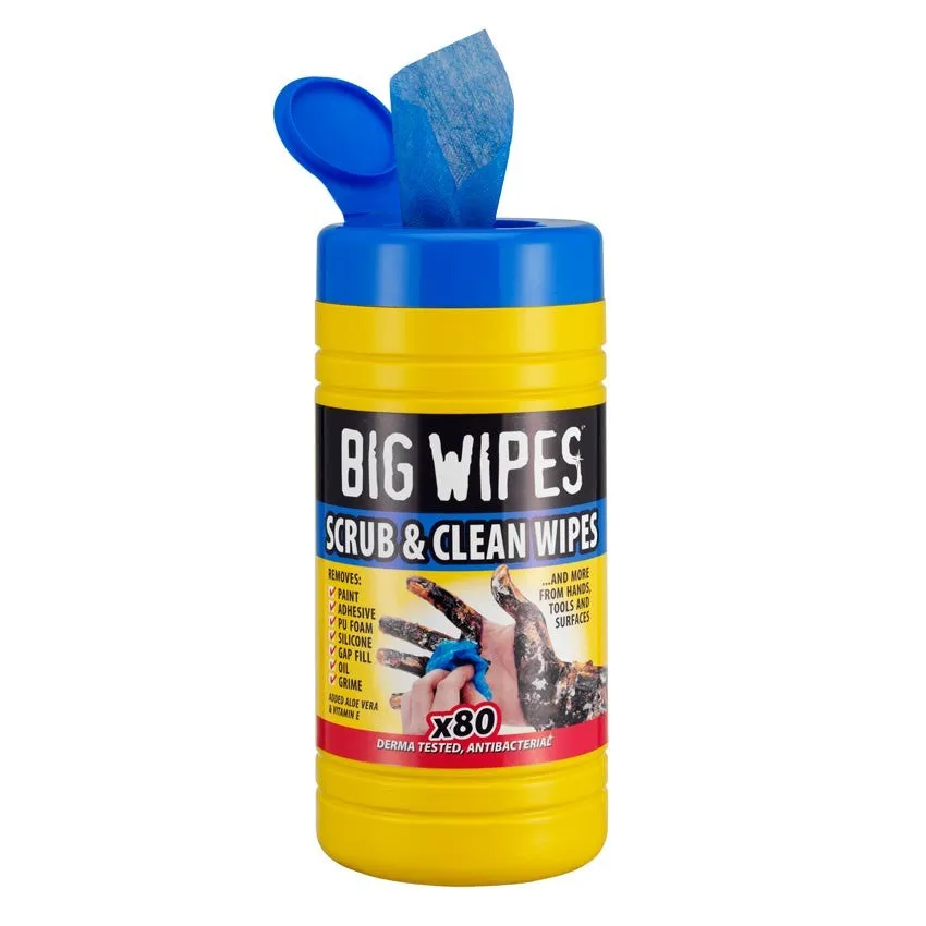 Big Wipes 'Industrial ' Abrasive BLUE Wipes