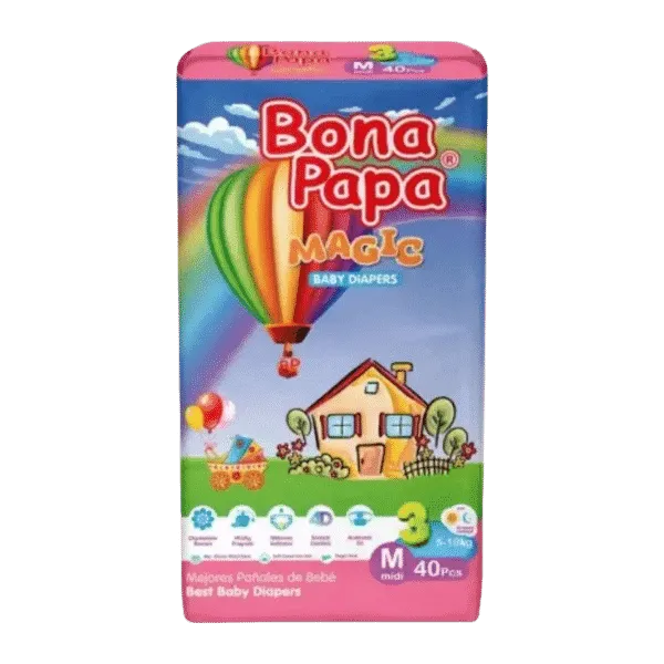 BONA PAPA MAGIC BABY DIAPERS 3 MIDI 5-10KG 40PCS