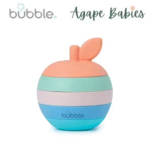 Bubble Silicone Stacking Apple Teether