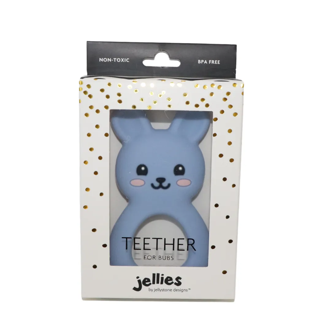 Bunny Teether - Soft Blue