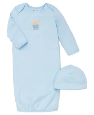 Cute Bear Sleeper Gown And Hat