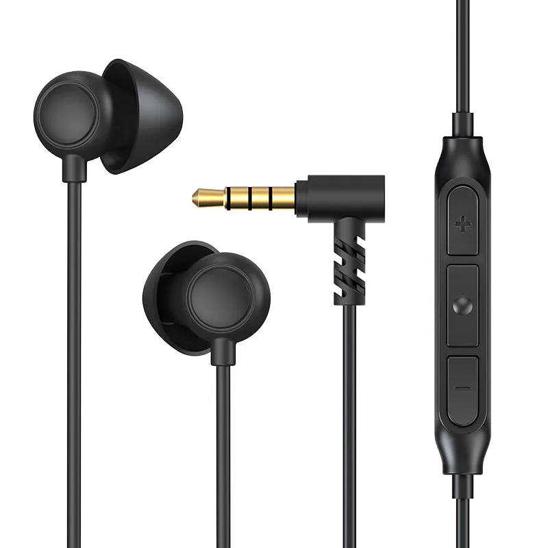 DreamMusic Basic - Hearprotek In-Ear Wired Sleep Earbuds Headphones (2 Pairs)