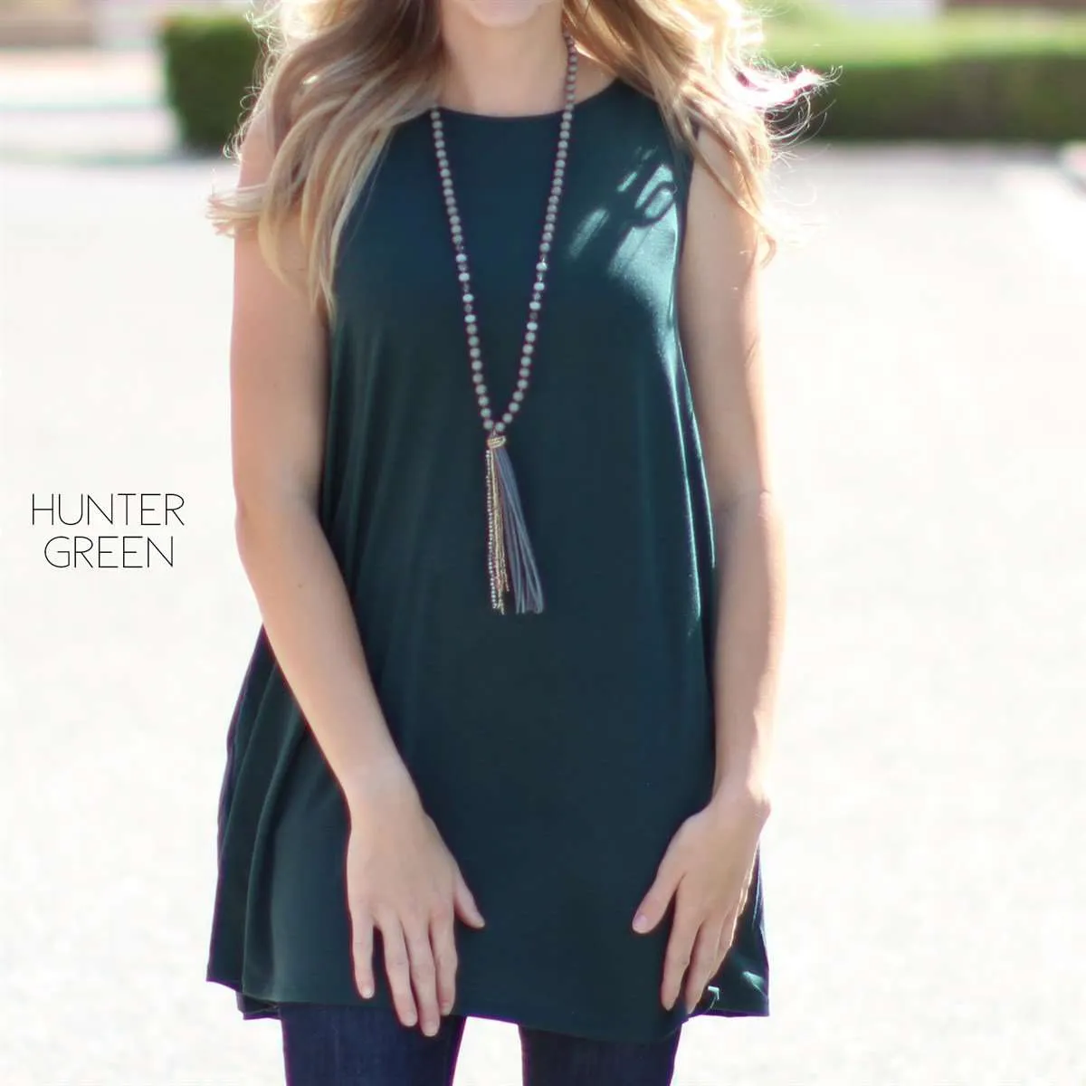 Flowy Pocket Tunic Tank | S-XL