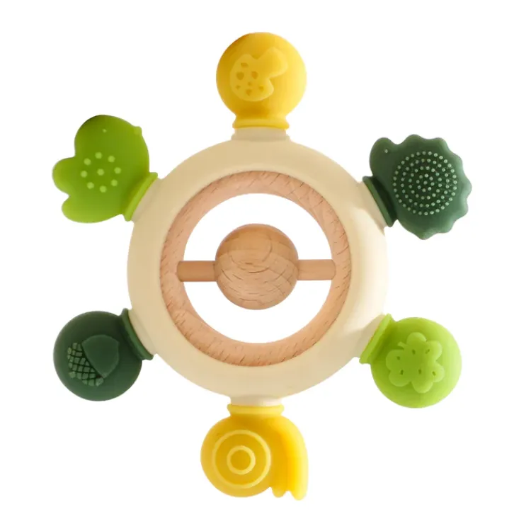 Forest Jingle Baby Teether | Green