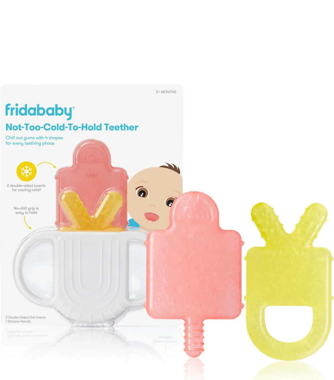 Frida Baby BPA-Free Silicone Teether & Easy to Hold