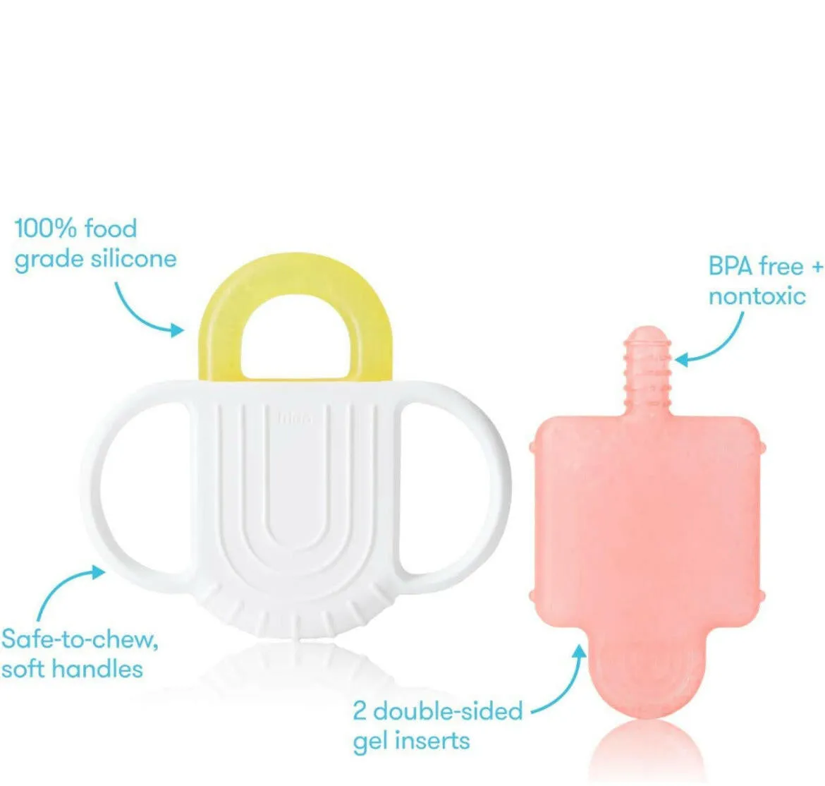 Frida Baby BPA-Free Silicone Teether & Easy to Hold