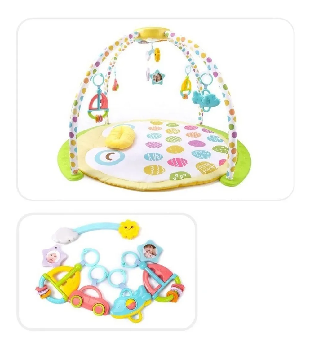 Goodway 5 In1 Baby Soft Mat  Activity Play Gym With Projector