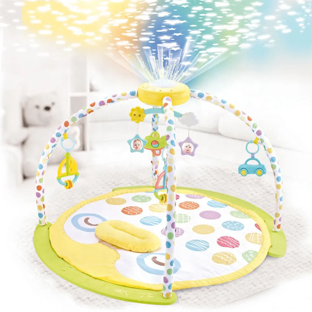 Goodway 5 In1 Baby Soft Mat  Activity Play Gym With Projector