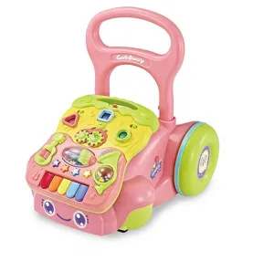 Goodway Baby Learning Walker With Multifunctional Educational Toy (Pink)