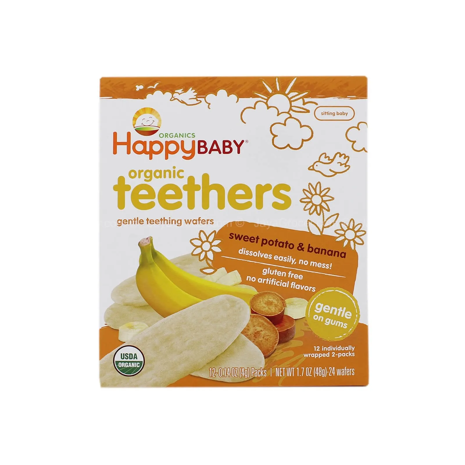 HAPPY BABY TEETHER B&S/POTATO 1.7OZ