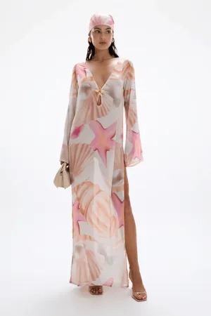 Hotline Seastar Maxi Dress Tahiti Pink