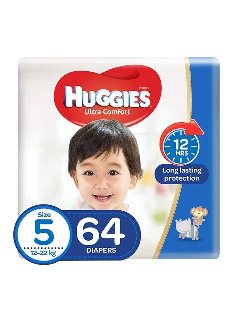 Huggies  N.5 (12-22Kg) 64Pieces