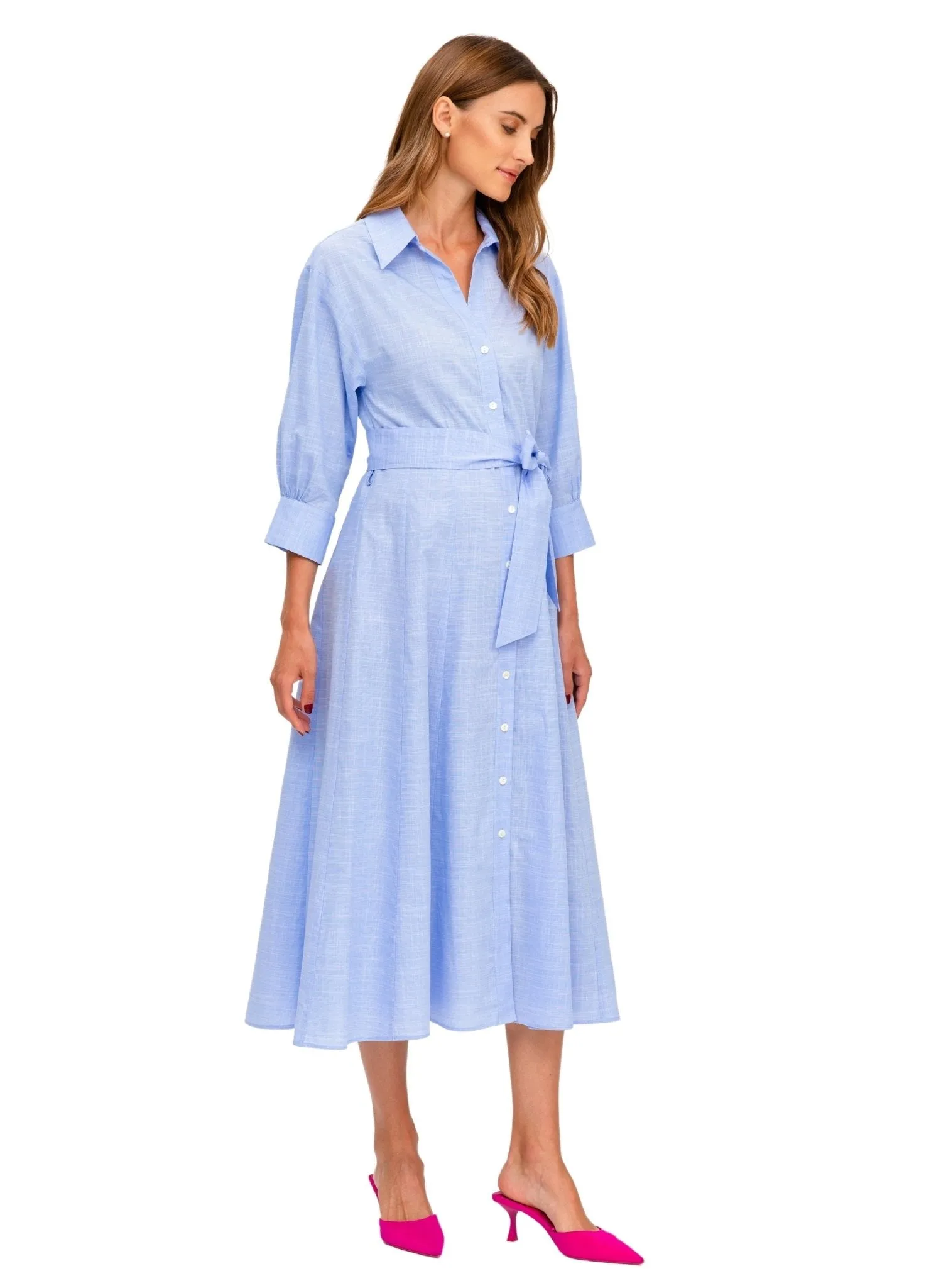 Juliet Maternity Dress - Sky