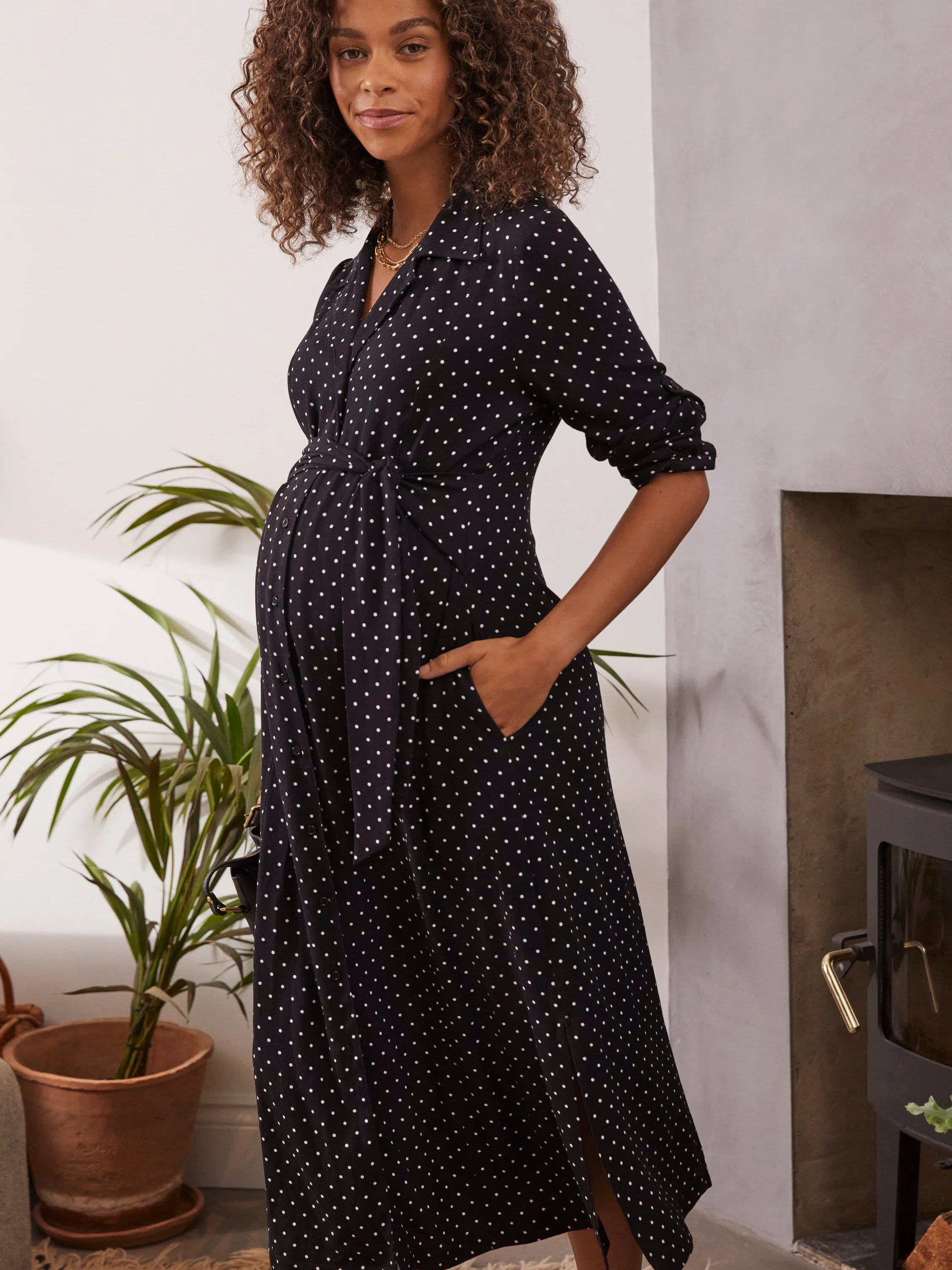 Kelsy Maternity Dress with LENZING™ ECOVERO™