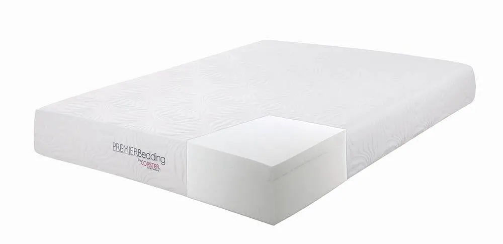 Key California King Memory Foam Mattress White