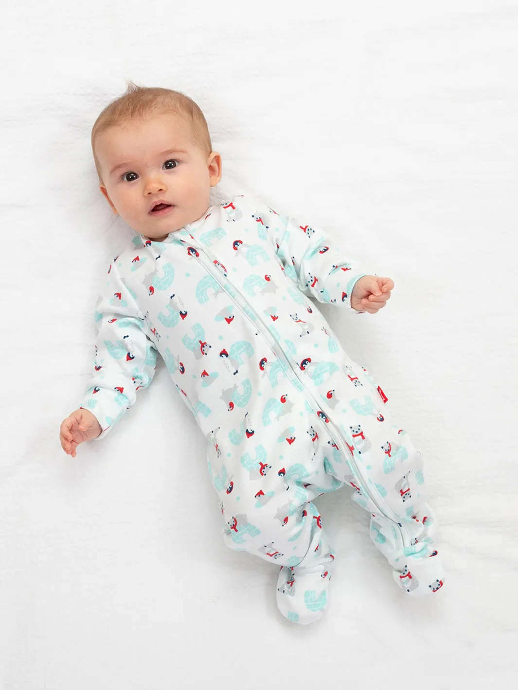 Kite Snowy Homes Sleepsuit