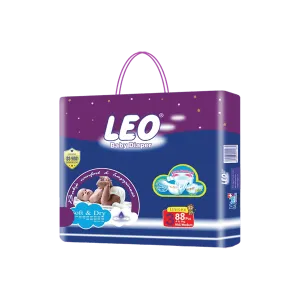 LEO BABY DIAPERS SIZE 3 MEDIUM 88PCS