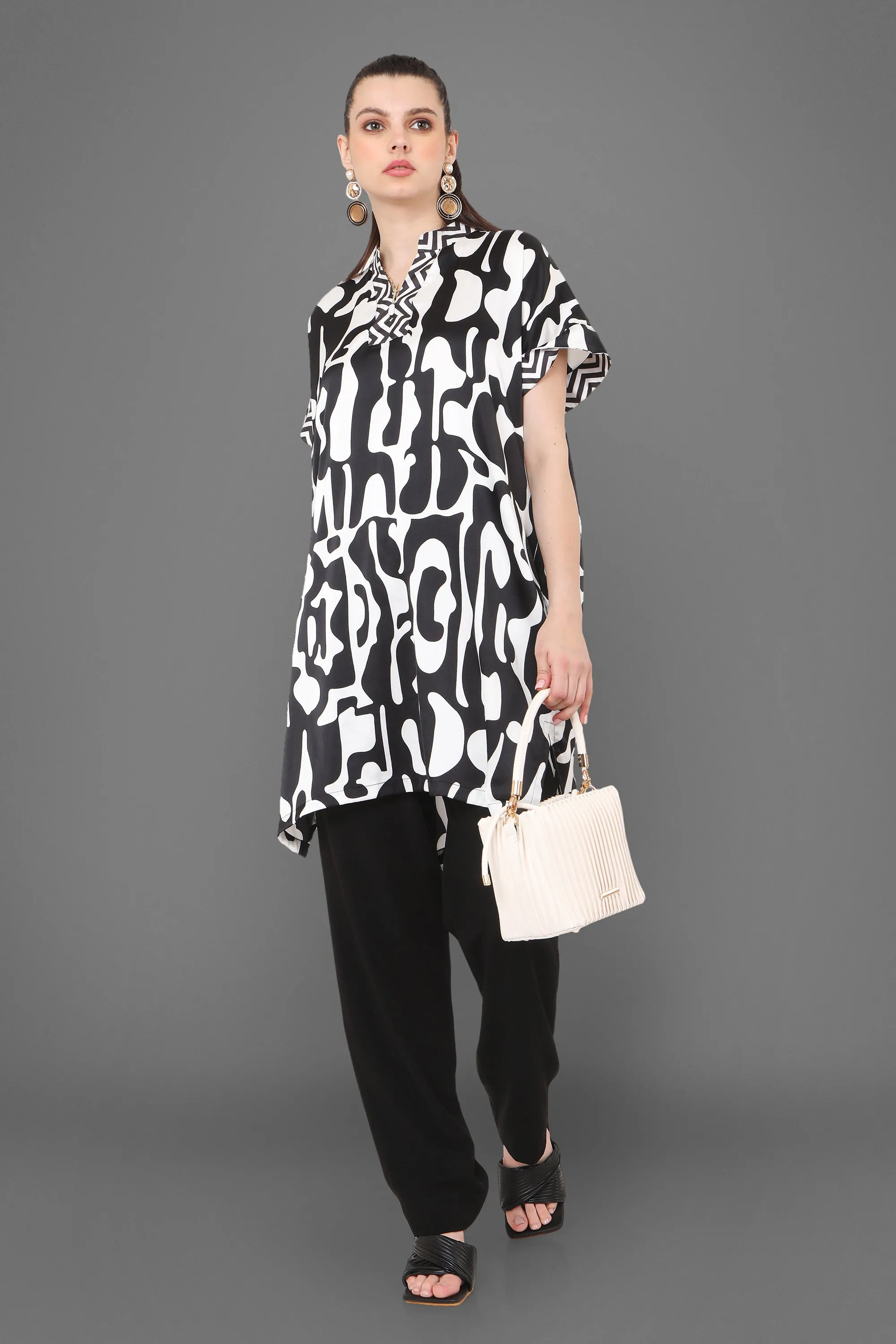 Lily Printed Kaftan Tunic