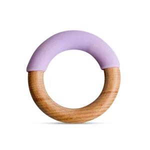 Little Rawr Wood   Silicone Simple Ring- Purple