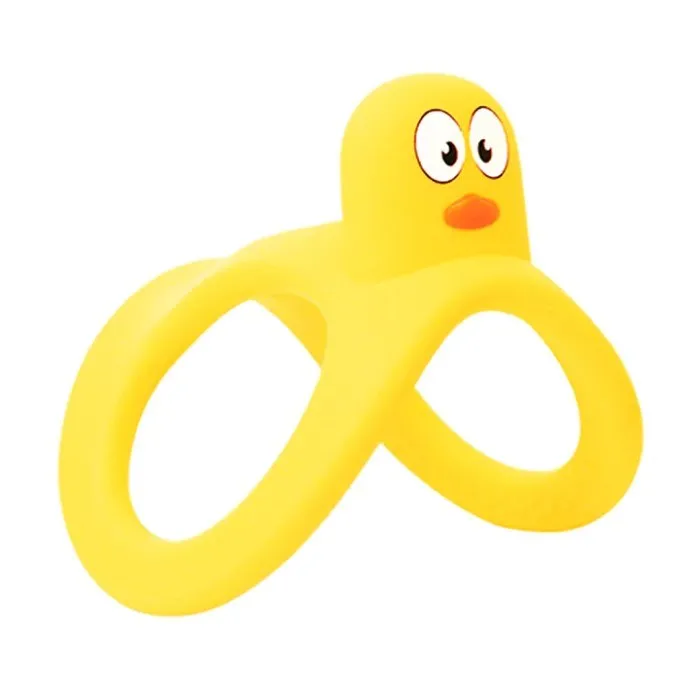 Mombella Duck Teether Toy - Yellow