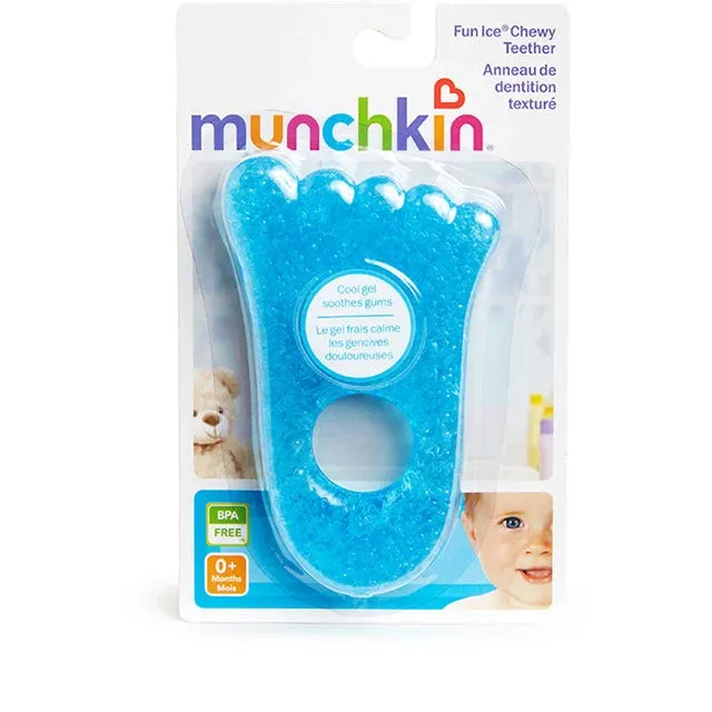 Munchkin Fun Ice Foot Chewy Teether (Blue)