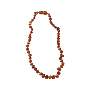 Nature Baby Amber Necklace - Cognac