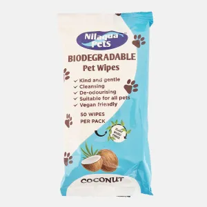 Nilaqua Biodegradable Pet Wipes