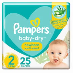 Pampers 2 (3-6Kg) 25 Diapers