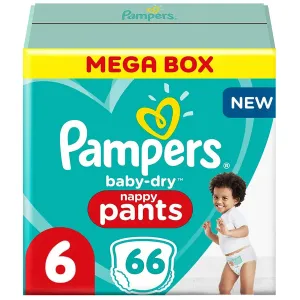 Pampers Baby Dry Pants Size 6 - 66's (Mega Box)