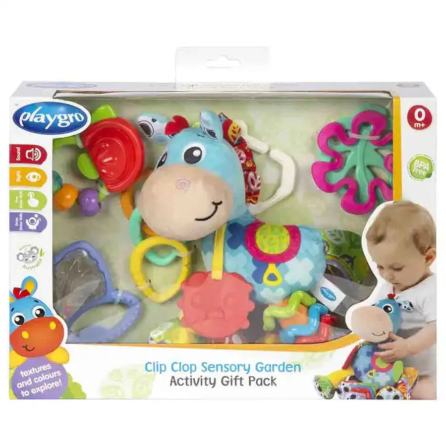 Playgro Clip Clop Sensory Garden Activity Gift Pack