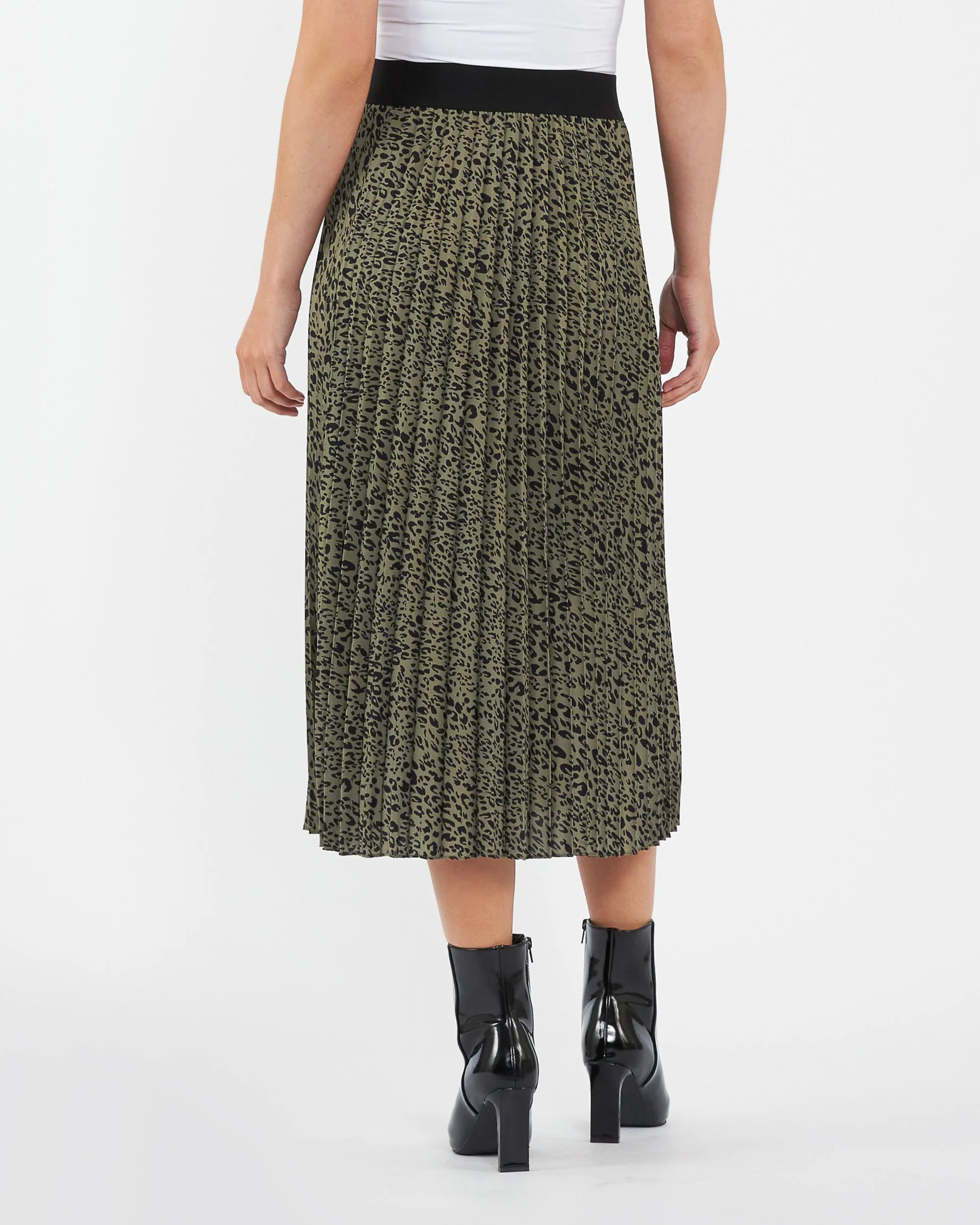 Ripe Maternity Cleo Pleat Midi Skirt