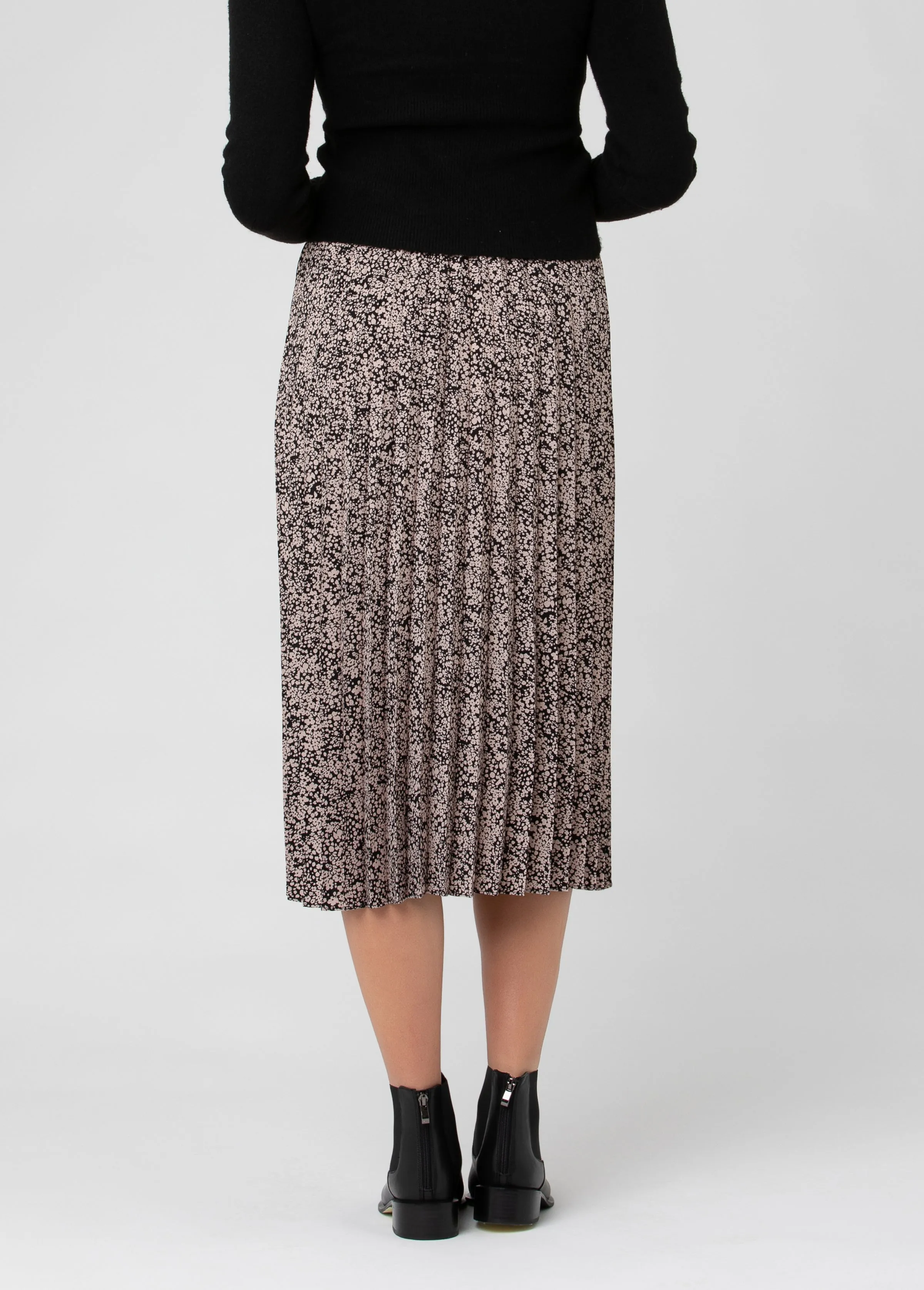 Ripe Maternity Florence Pleat Maternity Midi Skirt