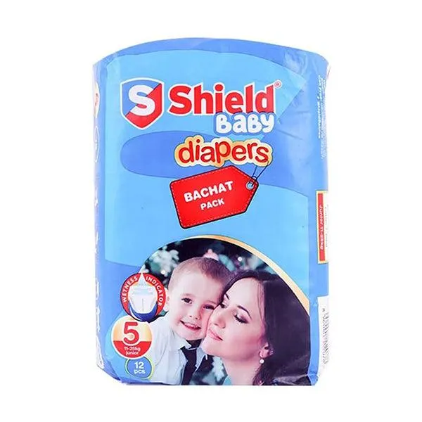 SHIELD BABY DIAPERS SUPER BACHAT JUNIOR 36PCS