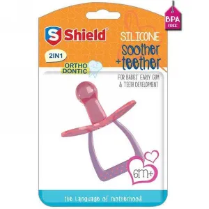 SHIELD SILICONE SOOTHER & TEETHER