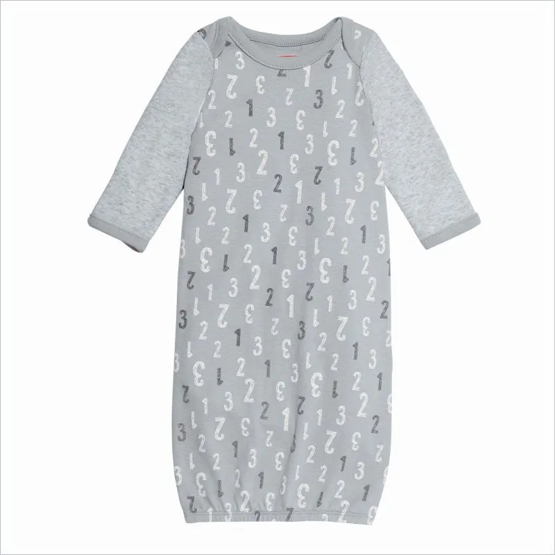 Skip Hop ABC-123 Gown in Grey