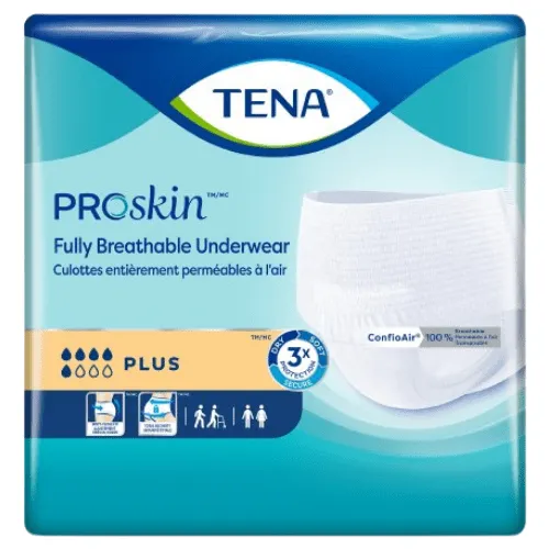 Tena Plus Pull Up Diapers, Moderate Absorbent Underwear