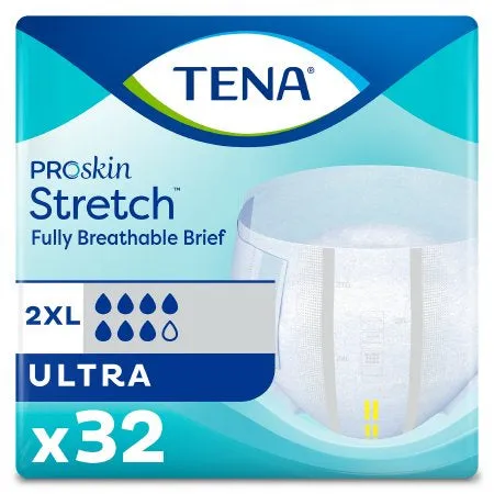 Tena ProSkin 2x Super Overnight Brief, Maximum Absorbent XXL Diapers