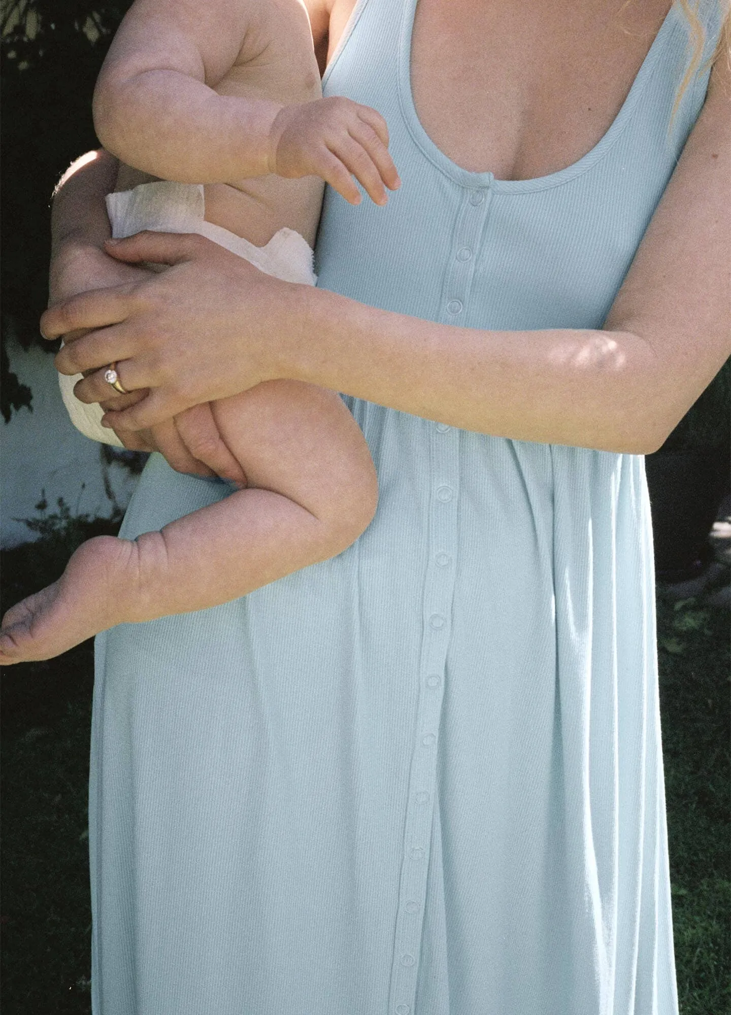 The Softest Rib Nursing Tank Dress