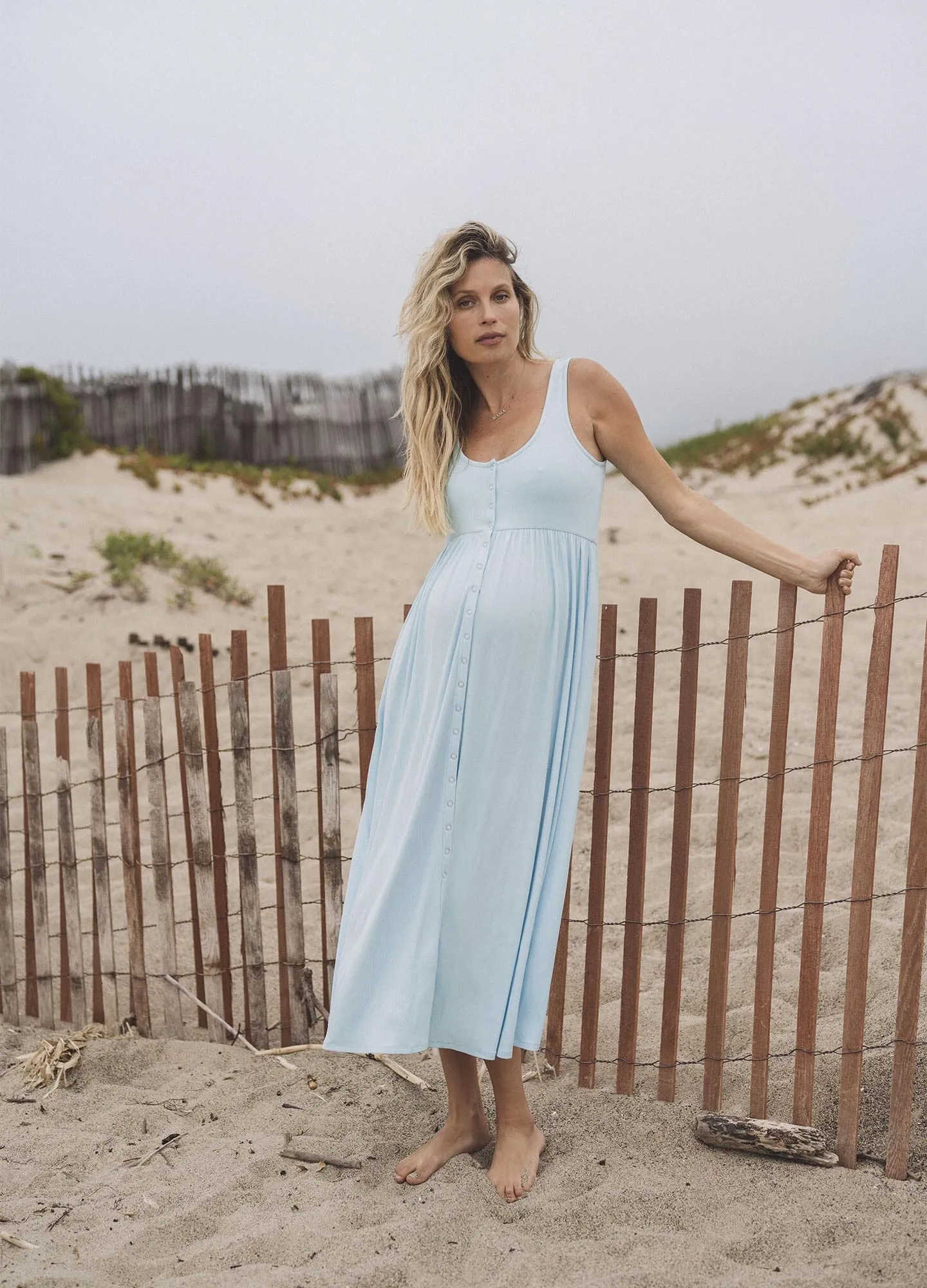 The Softest Rib Nursing Tank Dress