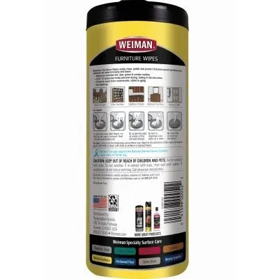 Weiman Furniture Wipes 30pc